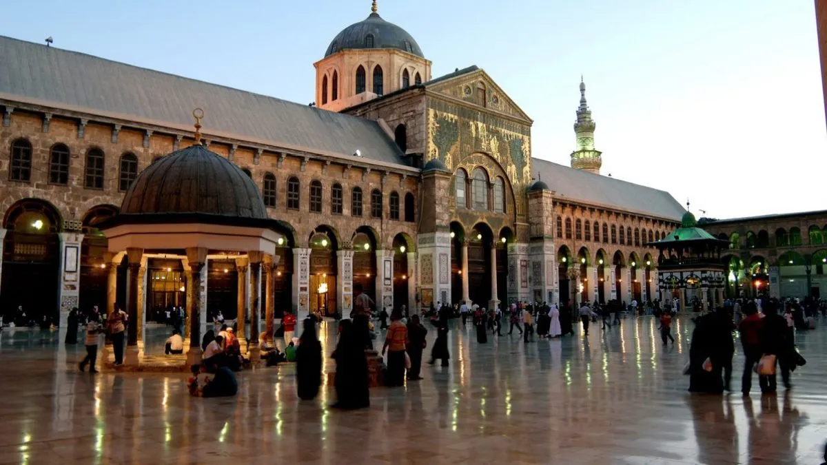 The Umayyad Mosque in Damascus